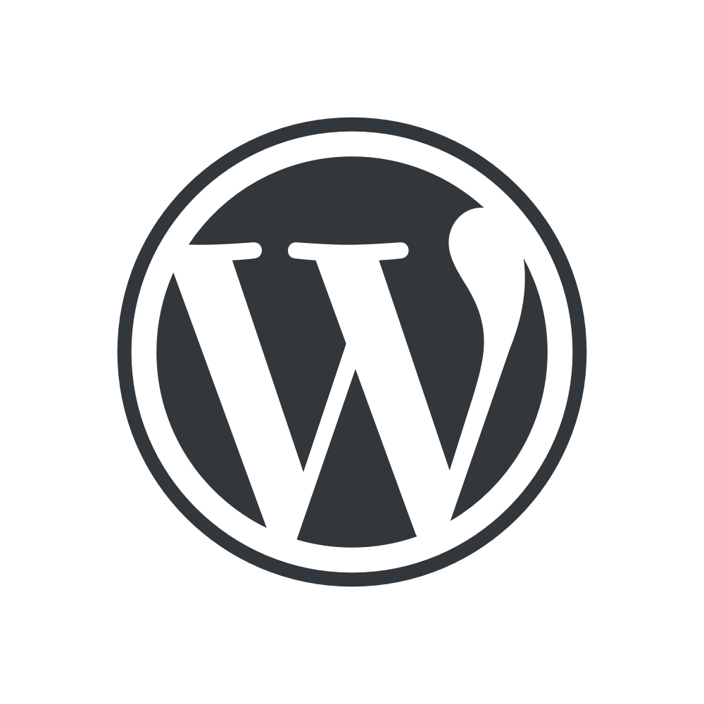 WordPress logotype-wmark